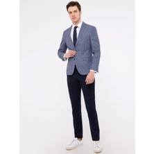 Cacharel Erkek Lacivert Slim Fit Kanvas Pantolon 50213533-VR033