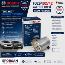 Bosch Orijinal F026402742 16400JX50A Yakıt Filtresi Nissan Renault Uyumlu