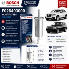 Bosch Orijinal F026403000 13326754016 Yakıt Filtresi Bmw Land Rover Uyumlu