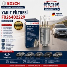 Bosch Orijinal F026402229 2240008020 Yakıt Filtresi Ssangyong Uyumlu