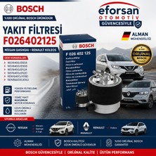 Bosch Orijinal F026402125 16400JD50A Yakıt Filtresi Nissan Renault Uyumlu