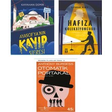Timaş Çocuk 5-6-7-8.sınıf Okuma Seti Ayasofyanın Kayıp Şifresi Hafıza Koleksiyoncusu Otomatik Portakal 3 Kitap