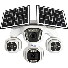 Ioma 4 Lens 3 Ptz 4g Solar Camera (Apache)