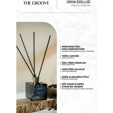 The Groove Sandal 100 ml Kare Çubuklu Oda Kokusu Parfümü Antrasit Mystère De La Nuıt