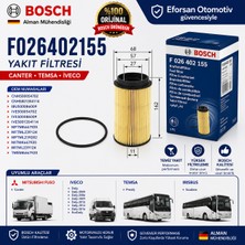 Bosch Orijinal F026402155 500054702 Yakıt Filtresi Mitsubishi Temsa Iveco Uyumlu