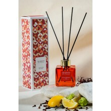 The Groove Rose Misk 100 ml Kare Çubuklu Oda Kokusu Parfümü Turuncu Musc Majestueux