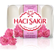 Hacı Şakir Klasik Çiçek Terapisi Güzellik Sabunu 4x70 gr Doğal Temizlik ve Saflık