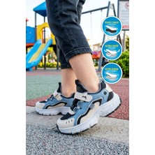 Marco Kids Marko Kids 22684 P Bej-Siyah Erkek Çocuk Spor Ayakkabı