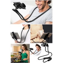 Buççin Online Mağaza Boyunda Sabit Duran Telefon Tutucu Universal Film Yemek Tarifi Kitap Izleme Stand Sabit Stand Kolay
