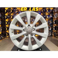 Audi 4 Adet Audi Orıjınal 8*17 5*112 ET39 57.1 Sılver Jant Revize Edilmiş (Takım)