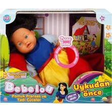 İlkyaz Fashion 40022 Bebelou Uykudan Önce Bebeği Masal Anlatan Pamuk Prenses ve Yedi Cüceler 40 cm