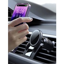 Buççin Online Mağaza Magsafe Uyumlu Araç Içi Havalandırma Telefon Tutucu Kancalı Güçlü Tutuş Siyah Eva / Pvc