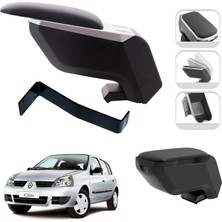3 Tıkla Mis Paket Renault Clio Iı Hb 1998-2012 Delmesiz Çelik Ayaklı Kolçak + Askılı Koku + Micro Fiber Bez + Torpido Süngeri