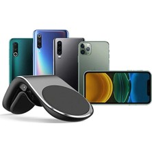 Buççin Online Mağaza Tüm Telefonlara Uyumlu Universal Model Oto Mıknatıslı Araç Telefon Tutucu Havalandırma Tutacağı Siya