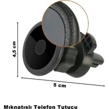 Buççin Online Mağaza Manyetik Mıknatıslı Havalandırma Araç Telefon Tutucu Ithal Siyah Metal