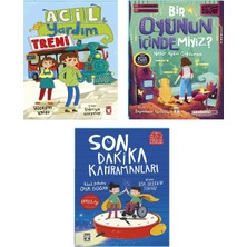 Timaş Çocuk 3-4.sınıf Okuma Seti Acil Yardım Treni Son Dakika Kahramanları Bir Oyunun Içinde Miyiz 3 Kitap Set