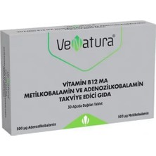 Venatura Vitamin B12 Ma ( Metilkobolamin ve Adenozilkobalamin) 30 Tablet