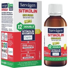 Sorvagen Kids Sitikolin Double Sıvı Form 150 ml