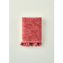 Empressco Yumuşak ve Şık 30X50 cm Mürdüm Jakarlı El Havlusu