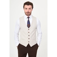 MCR Düz Slim Fit Klasik Erkek Yelek