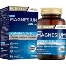 Nutraxin Vitals Daily Magnezyum 250MG 60 Tablet