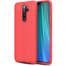Aslanoğlu Store Xiaomi Redmi Note 8 Pro Kılıf Auto Focus Kapak - Kırmızı