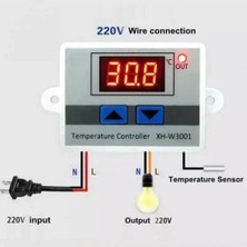 ARGEROBO XH-W3001 220V Dijital Termostat Sıcaklık Kontrol Cihazı Akvaryum Kuluçka Isı Ayarlı
