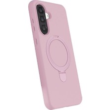 Aslanoğlu Store Samsung Galaxy A26 Regal Magsafe Standlı Kapak - Açık Pembe