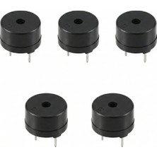ARGEROBO 5 Adet 5V Buzzer Bazır Elektronik Uyarı ve Alarm