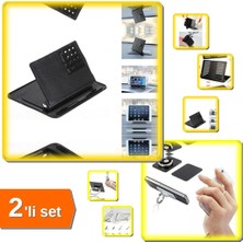 Buççin Online Mağaza CH35 Mıknatıslı 360° Tripot Araç Telefon Tutucu Siyah Tpe