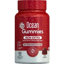 Orzax Ocean Gummies Iron Extra Çiğnenebilir Jel Form 60 Adet