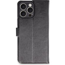 Aslanoğlu Store Iphone 16 Pro Max Kılıf Trend S Plus Kapaklı Kılıf - Siyah