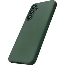 Aslanoğlu Store Samsung Galaxy S26 Nano Içi Kadife Silikon - Koyu Yeşil