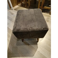 Mercan Mobilya Puf Bench Kahveayak 45 *45