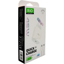 Rio Battery Rio Tech Model Rıo-R4 45W Hızlı Şarj Adaptörü