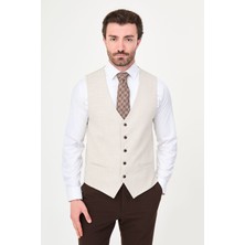 MCR Düz Slim Fit Klasik Erkek Yelek