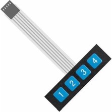 ARGEROBO 1x4 Membran Tuş Takımı Keypad