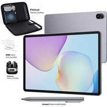 Huawei Huaweı 11,5 Inç Taşınabilir Tablet, 128 GB Depolama ve 8 GB Ram, Ince Tasarım + Kalem + Kablosuz Kulaklık +  Çanta + Şarj Cihazı