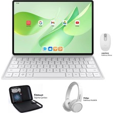 Huawei Huaweı Premium Gövde Kristal 2,8k Ekran 12 GB Ram 256 GB Hafızalı 12 Inç Yüksek Performanslı Tablet + Klavye + Mouse + Çanta + Kulaklık Pro Set