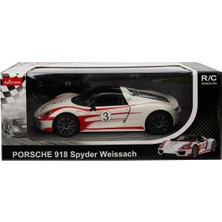 İlkyaz Fashion 70710 1:14 Uzaktan Kumandalı Porsche 918 Spyder Weissach Işıklı Araba 32 cm