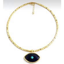 Venüs Design Nazarlı Gold Kolye
