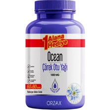 Orzax Ocean Çörekotu Yağı 1000 Mg 60+60 Kapsül
