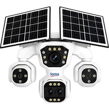 Ioma 5 Lens 3 Ptz 4g Solar Camera (Apache)