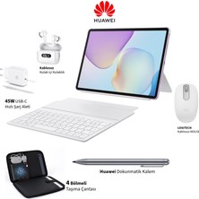 Huawei Huaweı 11,5 Inç Dokunmatik Tablet Mor , 256 GB Depolama 8 GB Ram ,  Klavye + Mouse + Kulaklık + Çanta + Şarj Cihazı Profesyonel Set