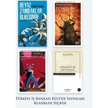 Türkiye İş Bankası Kültür Yayınları Beyaz Zambaklar Ülkesinde-Dönüşüm-Hayvan Çiftliği-Sokrates'in Savunması