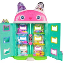 PopŞeker Gabby’s Dollhouse Sesli ve Işıklı Interaktif Oyun Evi 73 cm | Orijinal Gabby Figürlü Dev Bebek Evi