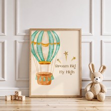 Luxor Pixels (Çerçevesiz) Dream Big Fly High Çocuk Odası Poster