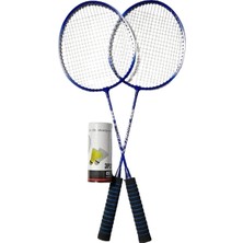 Can Spor Badminton Seti 2 Raket ve 3 Top 04021 Mavi