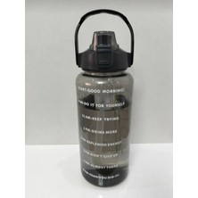 Empressco 2l Motivasyonel Su Matarası, Sticker ve Pipetli, Sağlık ve Enerji Için