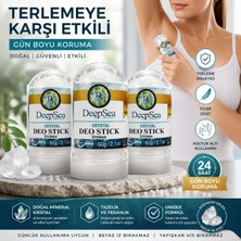 Akdeniz Vitamin Deepsea Tuz Taşı Kristal Doğal Tuz Içeren Alum Deo Stick x 3 Adet 60 gr